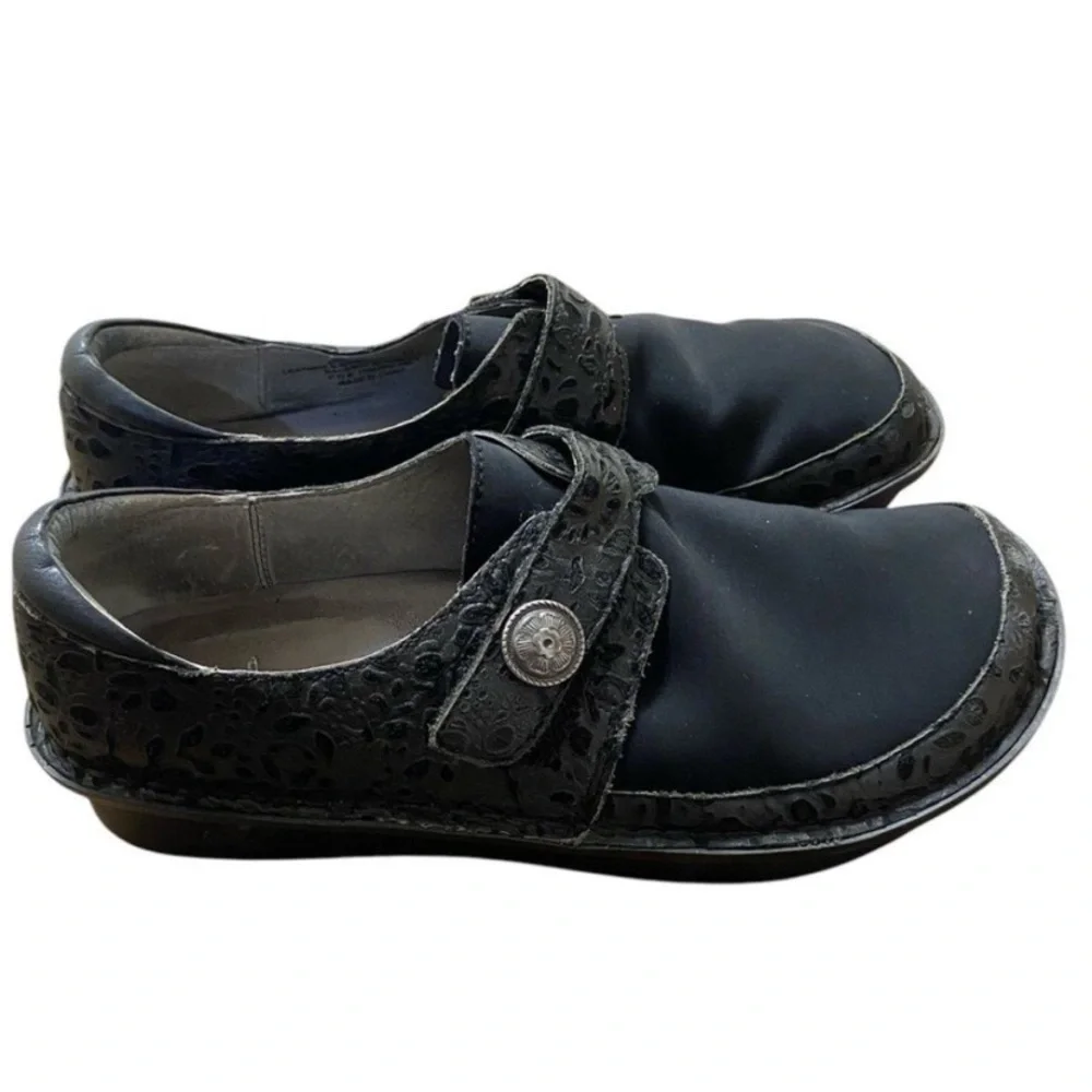 Alegria Black‎ Slip-On Shoes women 7.5